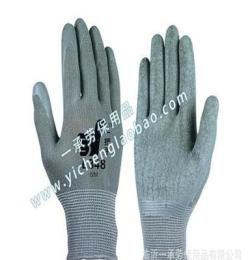 登升 一把手L348 13针涤纶天然乳胶手套 浸胶防护手套