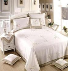 高档新品 沙发巾桌布床品配套系列绣花床品 床单三件套多件套