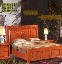 厂家直销 批发高档卧室家具(833#橡木床)