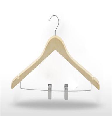 加厚女士服装衣架 高档西装 服装模特展示架 实木吊架 可印logo