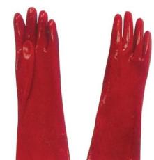 35CM防油PVC手套/防化学手套