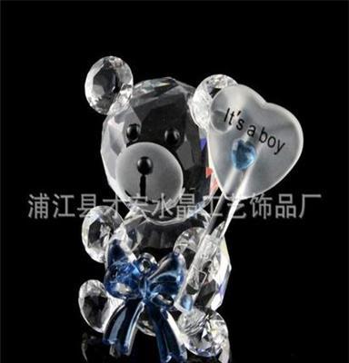 厂家直销各种k9水晶小熊系列 圣诞节礼品