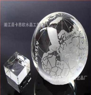 卡思欧开发、生产销售一体供应水晶地球仪校庆礼品 地理课水晶球