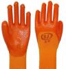 毛圈PVC保暖防寒手套 加厚加大耐磨冬季防护手套浸胶手套批发耐油
