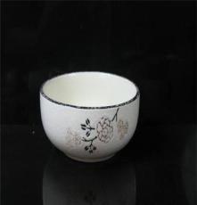 碗、碟、盘 陶瓷饭碗 厂价批发日韩式雪花彩陶瓷3.5寸-5.5寸汤碗