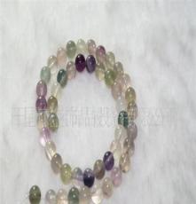 天然半宝石，玉石饰品配件，8mm圆珠紫莹(图)