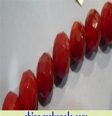 10毫米红玛瑙多切角珠