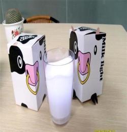 现货销售 牛奶杯灯 节能创意小夜灯 广告促销品