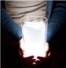 温暖的发光牛奶杯灯 温馨每一个角落创意DIY涂鸦LED台历小夜灯魔