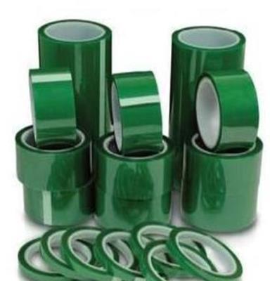 厂家 供应喷漆电镀保护胶带，绿色高温胶带 宽度可订做