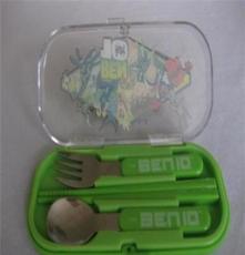 厂家直销勺、筷、叉挂式儿童餐具