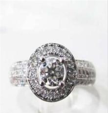 雅宾珠宝钻石首饰批发 18k白金 女戒指结婚戒指-神秘佳人钻戒批发