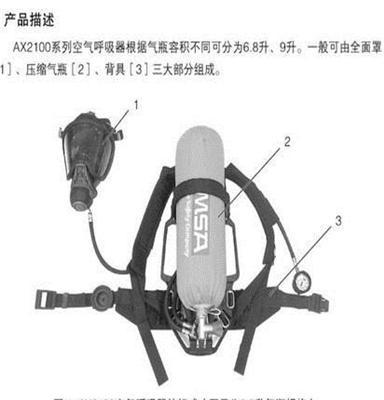 全国直销 梅思安AX2100空气呼吸器1065420 终生维修