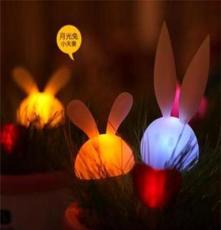 月光兔小夜灯 绿化桌面种草兔子 七夕情人节礼物