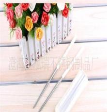 供应各种不锈钢餐具不锈钢筷子折合筷子