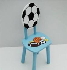 足球椅子 卡通幼儿园实木椅子儿童休闲餐椅宝宝靠椅婴儿椅子批发