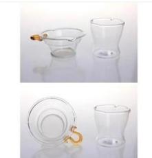 玻璃茶具 創意玻璃茶漏茶濾網 彩色手柄茶漏