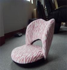 义赛厂家直销0131P斑马纹PV绒懒人折叠沙发椅 座椅子