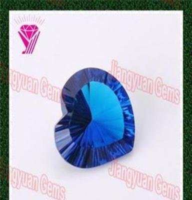 厂家批发 高品质的蓝宝石 人工锆石裸石CZ 宝石定制