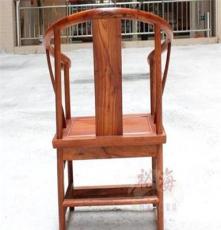 厂家直销红木家具 非洲黄花梨中式仿古实木椅子 红木写字桌坐椅