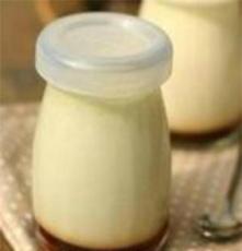 供应现货北京100毫升酸奶布丁玻璃瓶搭配塑料盖子