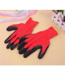 乳胶手套批发 耐酸耐碱工业手套 工作防护手套 出口外贸劳保手套