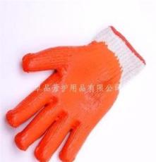 厂家直销 供应7针平板防护手套 针织手套 手套批发