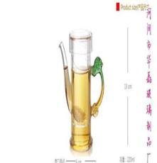 加厚彩把琉璃壺 玻璃高檔茶具 玻璃杯 茶壺 龍把 紅茶器