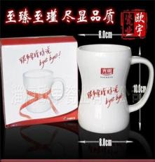 淄博陶瓷厂家定做新款牛奶系列促销陶瓷杯 广告水杯 奶杯子