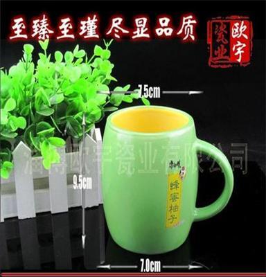 淄博厂家定做炻瓷色釉陶瓷杯， 畅销的新款马克杯 广告杯子