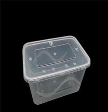理龙环保一次性餐盒1000ML长方形PP塑料透明打包盒厂家批发