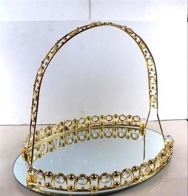 酒店客房用品 化妝鏡 金屬禮品 镜盘 MIRROR TRAY