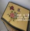 中式家具 漆器 金箔 手绘彩绘 两门 摆设柜 床头柜c010