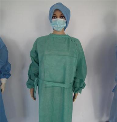 真空包装  一次性SMS/腹膜无纺布连体式手术服、解剖服 、防护服