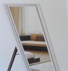 精品上市绚丽实木木框全身镜试衣镜落地镜厂家低价直销 欧式家具