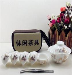 潮州茶具 臺灣茶具 迷你型旅行茶具 車載便攜式 潽爾蓋碗