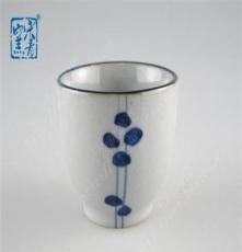 韩式日式手绘釉下彩青花瓷2.5”小酒杯 茶杯 小水杯 杯子