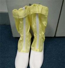厂家直销防静电中筒靴网格 条纹布无尘净化鞋PU PVC底可定做