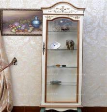瑞诗欧正品美式家具手绘白色酒柜边柜5301新品上市有货