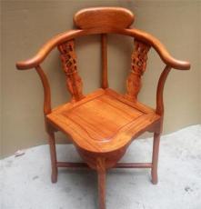 东阳明堂红木家具-椅子-缅甸花梨木情人椅