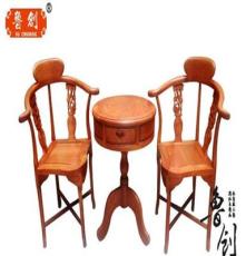 东阳鲁创红木家具- 缅甸花梨木情人椅