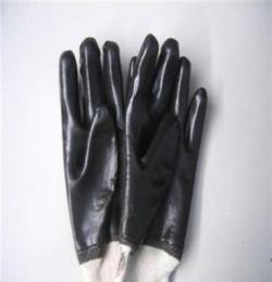 德州精彩 防护手套 低价热卖 平整 PVC罗口浸胶手套