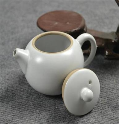 10头月白展示盒汝窑茶具套装 高档礼品茶具 功夫茶具