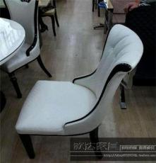 新款餐椅 实木韩式风格椅子 橡木餐椅 皮艺椅子 330