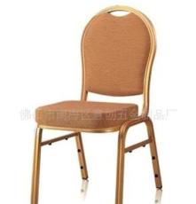 高档次酒店宴会铝椅 现代时尚高密度定型海棉椅子