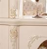 帕菲娅家具 法式田园客厅间厅柜 欧式储物柜 白色雕花展示柜FU501