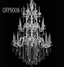[欧范]奢华大气蜡烛水晶灯 酒店工程水晶灯 欧式水晶吊灯OFP9008
