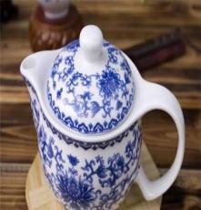 热销推荐 陶瓷茶具礼品套装 7头双层防烫茶具 青花茶具