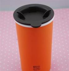厂家直供正品便利100塑料便携水杯咖啡杯有盖创意个性茶具杯子