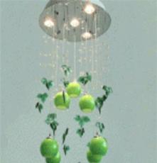 厂家欧普Y-1069 现代/创意艺术客厅/卧室/书房苹果型吊灯